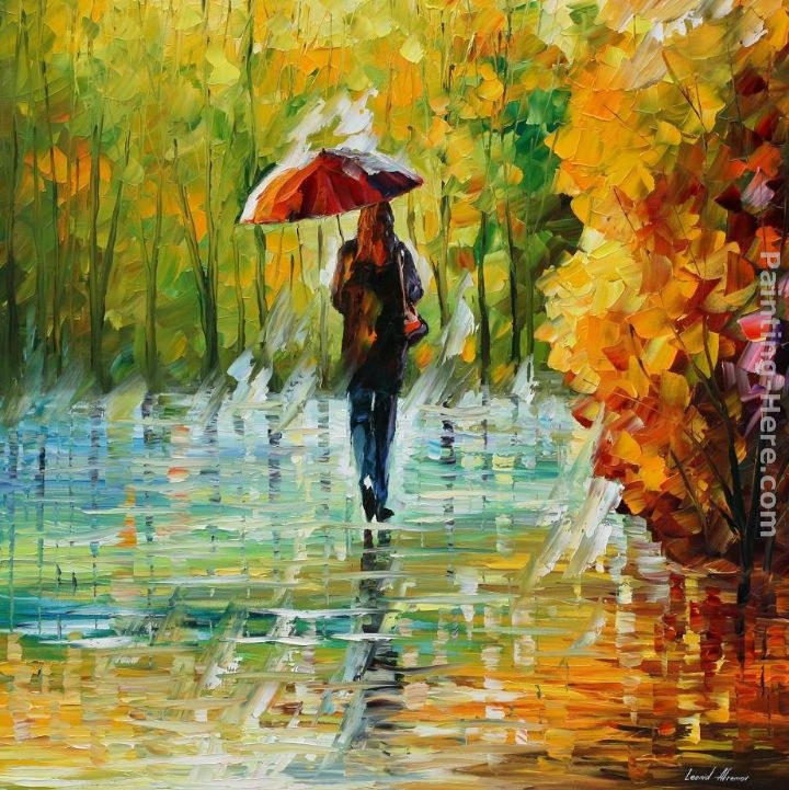 Leonid Afremov THE BEAUTY OF THE RAIN